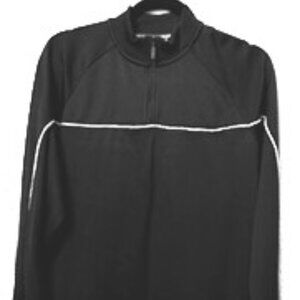 Puma black long sleeved pullover athleisure dress with 1/4 zipper NWOT Size S